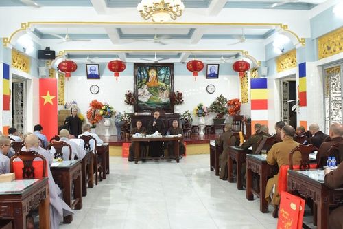 TP.HCM: Ban Trị sự GHPGVN Q.Bình Thạnh họp triển khai công tác Phật sự cuối năm 2023