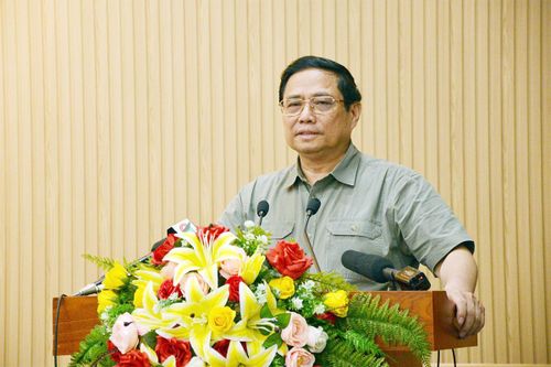 Thủ tướng Chính phủ Phạm Minh Chính làm việc với Ban Thường vụ Tỉnh ủy Cà Mau