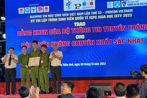 Học viện CSND giành giải Nhất Kỳ thi lập trình sinh viên quốc tế ICPC Châu Á-Thái Bình Dương