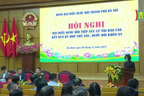 Đại biểu Quốc hội tiếp xúc cử tri