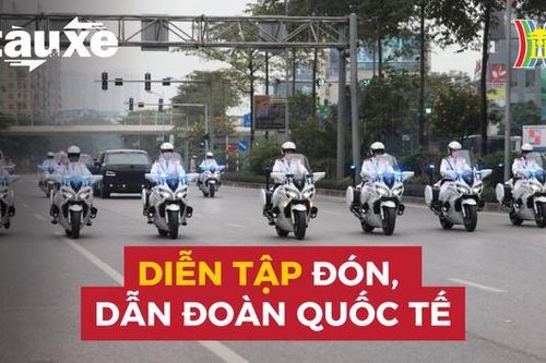 Hà Nội diễn tập đón, dẫn đoàn khách quốc tế| Bản tin Tàu và Xe | 09/12/2023