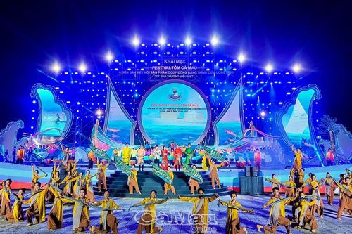 Tổng duyệt chương trình khai mạc Festival Tôm