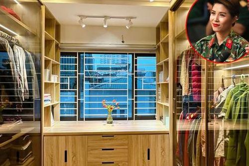 Từ phòng thay đồ lộn xộn thành không gian sáng bừng như trong store, MC Hoàng Linh khoe không gian sống viên mãn