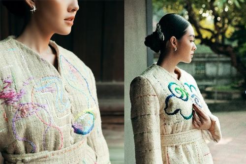 Ra mắt bộ sưu tập áo chần bông 'Chín tầng mây'