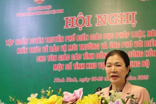 BẢN TIN MẶT TRẬN: Nhiều cách làm hay của các tổ chức tôn giáo trong công tác bảo vệ môi trường