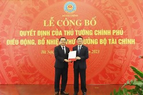 Trao quyết định bổ nhiệm Thứ trưởng Bộ Tài chính