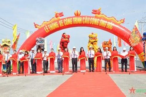 Cà Mau: Lễ thông xe công trình cầu sông Ông Đốc