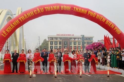Điện Biên khánh thành cầu Thanh Bình bắc qua sông Nậm Rốm lịch sử