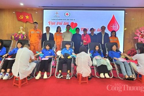 PC Hà Giang hưởng ứng Tuần lễ hồng EVN năm 2023