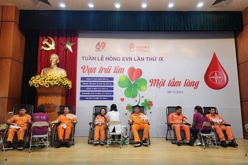 Gần 200 cán bộ, công nhân viên ngành điện Sơn La tham gia Tuần lễ hồng EVN lần thứ IX