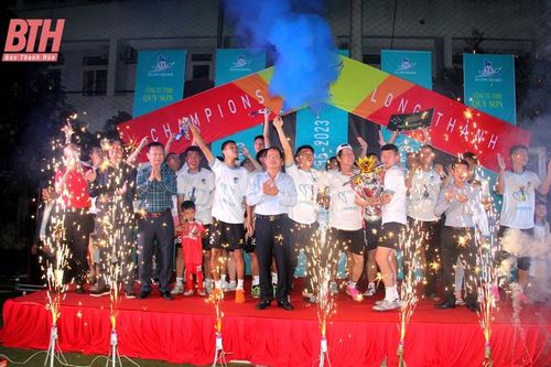 Giải bóng đá các CLB TP Sầm Sơn lần thứ V – Cúp Long Thành 2023 thành công tốt đẹp