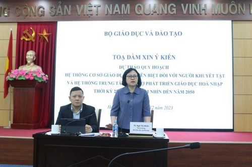 Dự kiến quy hoạch hệ thống cơ sở giáo dục chuyên biệt