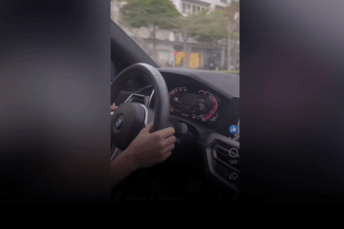 Video cô gái cầm lái BMW với tốc độ 140 km/h tại TP.HCM