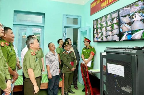 Khánh thành hệ thống camera an ninh huyện Tây Giang