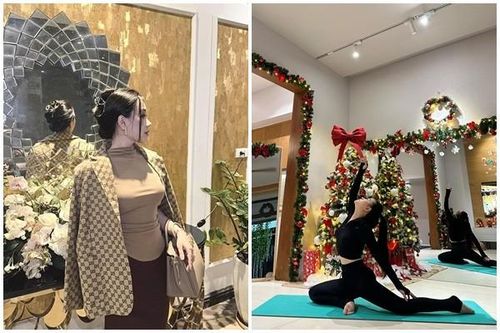 Vợ Hồ Tấn Tài khoe vóc dáng quyến rũ chuẩn bà mẹ 1 con