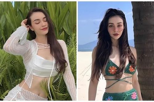 Vẻ gợi cảm của 'bông hồng lai' MLee