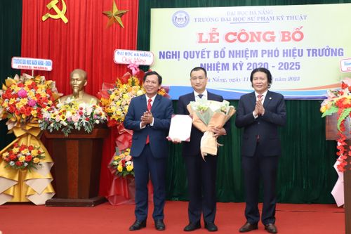 Bổ nhiệm Phó Hiệu trưởng Trường ĐH Sư phạm Kỹ thuật Đà Nẵng