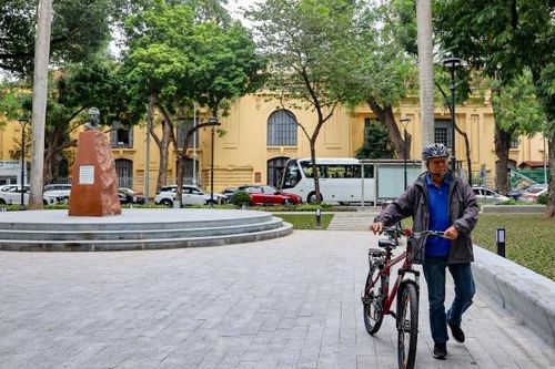 Không gian bên trong vườn hoa Tao Đàn (Hà Nội) sau khi cải tạo