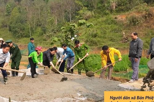 Xã biên giới Bản Phiệt xây dựng nông thôn mới nâng cao