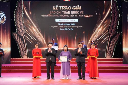 Báo Phú Thọ đoạt giải Báo chí toàn quốc về nông nghiệp, nông dân, nông thôn Việt Nam