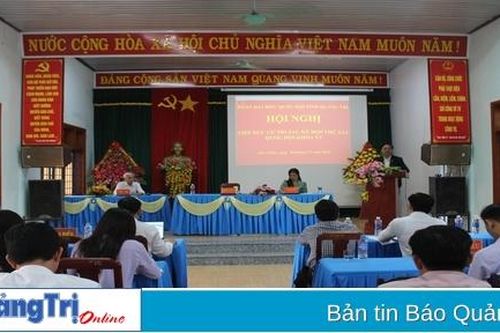Đoàn ĐBQH tỉnh tiếp xúc cử tri tại xã Gio Châu
