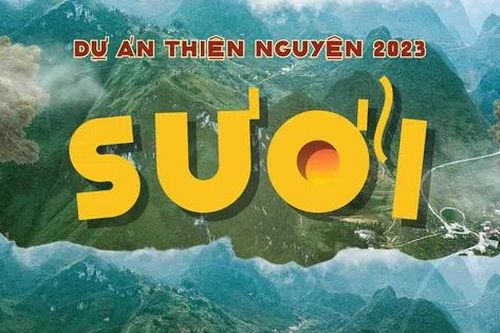 Sinh viên trường Báo chí thực hiện chương trình gây quỹ 'Đông' cho các em nhỏ Hà Giang
