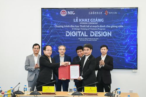 NIC khai giảng khóa đào tạo chuyên sâu đầu tiên về thiết kế vi mạch