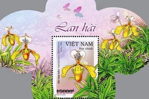 Phát hành bộ tem về các loài lan hài Việt Nam