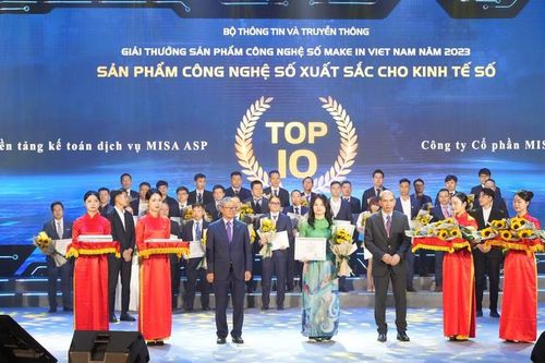 MISA ASP là nền tảng Make in Viet Nam xuất sắc hạng mục Kinh tế số