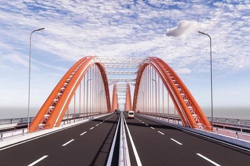 Cầu Thượng Cát góp phần kết nối Đại lộ Thăng Long với huyện Đông Anh