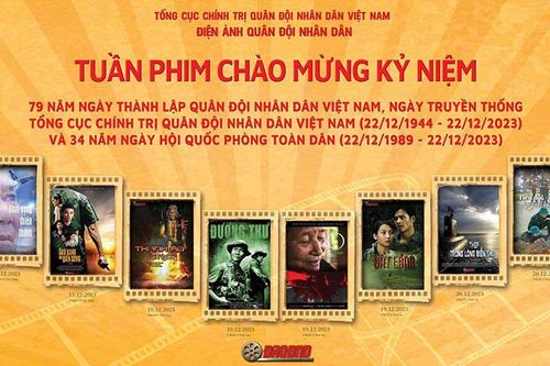 Tổ chức Tuần phim kỷ niệm Ngày thành lập Quân đội nhân dân Việt Nam