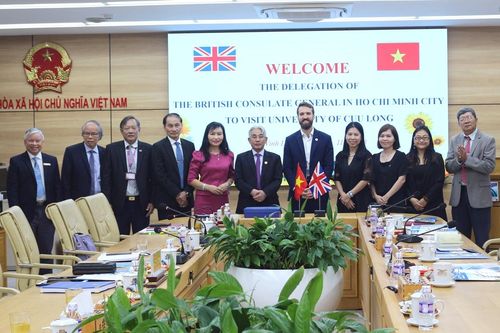 Trường ĐH Cửu Long mở rộng quan hệ hợp tác với Vương quốc Anh