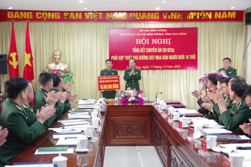 BĐBP Cao Bằng tổng kết, khen thưởng chuyên án mua bán người dưới 16 tuổi