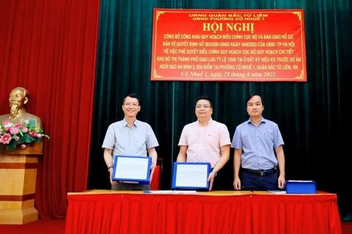 Điều chỉnh cục bộ quy hoạch chi tiết Khu đô thị Thành phố Giao lưu