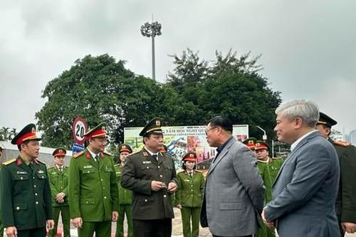 Giám đốc Công an Hà Nội kiểm tra phương án bảo vệ chuyến thăm của Tổng Bí thư, Chủ tịch Trung Quốc Tập Cận Bình