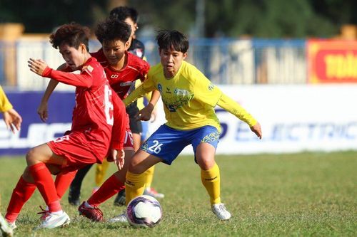 Vòng 9 giải bóng đá Nữ VĐQG - Cúp Thái Sơn Bắc 2023: Hấp dẫn cuộc đua tam mã