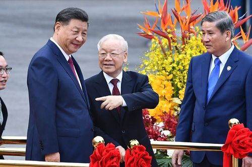 Tổng Bí thư Nguyễn Phú Trọng chủ trì lễ đón Tổng Bí thư, Chủ tịch Trung Quốc Tập Cận Bình