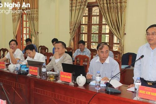 Trưởng ban Dân vận Tỉnh ủy dự kiểm điểm Ban Thường vụ Huyện ủy Quỳ Hợp