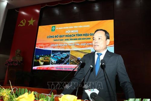 Phó Thủ tướng Trần Lưu Quang: Hậu Giang cần linh hoạt, đồng bộ quy hoạch