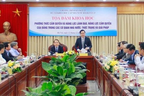 Nâng cao năng lực lãnh đạo, cầm quyền của Đảng trong các cơ quan nhà nước