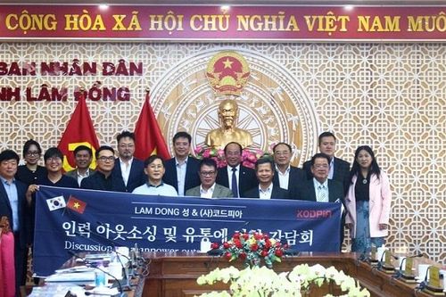 Hiệp hội công nghiệp nền tảng phân phối trực tuyến Hàn Quốc xúc tiến hợp tác với tỉnh Lâm Đồng