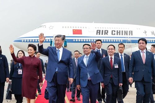 Hình ảnh đầu tiên của Tổng Bí thư, Chủ tịch nước Tập Cận Bình tại Việt Nam