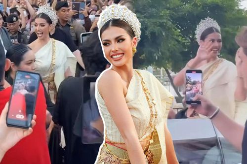 Á hậu 1 Miss Universe vẫn chìm trong biển người hâm mộ: Sức hút không thuyên giảm!
