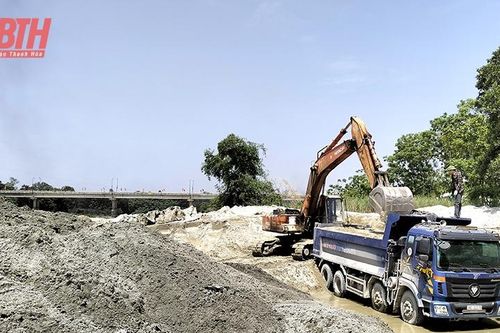 Tăng cường quản lý hoạt động khai thác cát, sỏi lòng sông