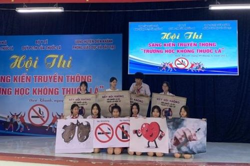 Hội thi 'Trường học không khói thuốc': Sân chơi hữu ích về truyền thông cho học sinh