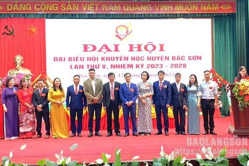 Hội Khuyến học huyện Bắc Sơn tổ chức đại hội nhiệm kỳ 2023-2028