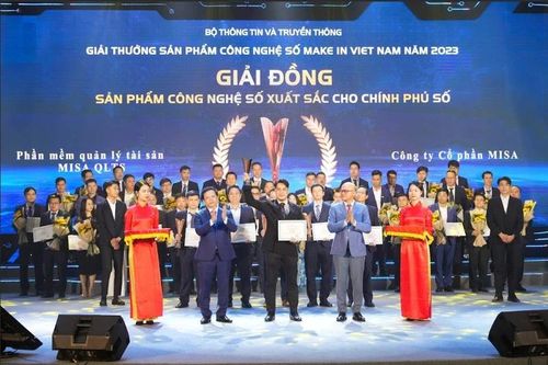MISA QLTS là sản phẩm Make in Vietnam xuất sắc hạng mục Chính phủ số