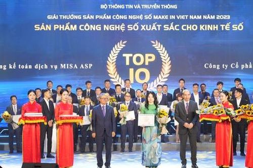 2 giải pháp MISA được vinh danh là sản phẩm công nghệ số xuất sắc Make in Vietnam 2023