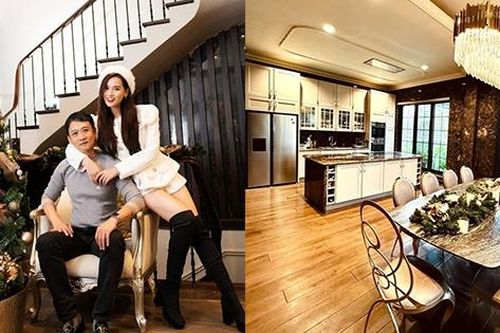 Lã Thanh Huyền và chồng đại gia đón Giáng sinh sớm trong biệt thự triệu đô bằng chi tiết tinh tế