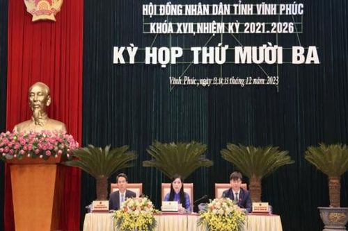 Vĩnh Phúc: HĐND xem xét quyết nghị nhiều nội dung tại Kỳ họp thứ 13